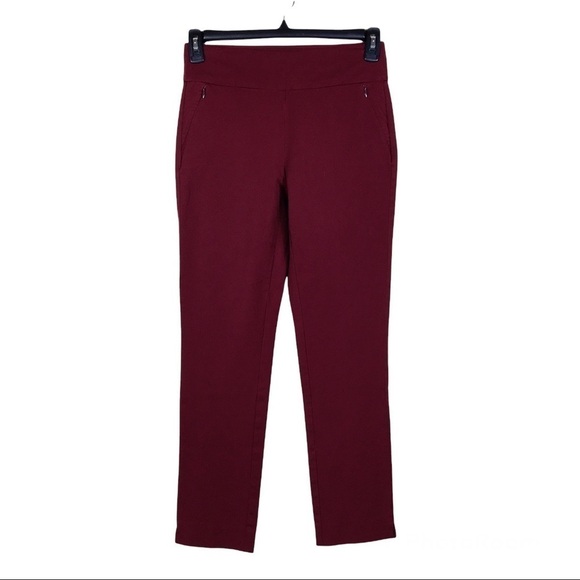 Soft Surroundings Cabernet Superla Stretch Pull-On Skinny Ankle Pants 
Size XS - Picture 2 of 6